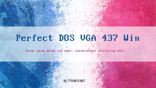 Perfect DOS VGA 437 Win example